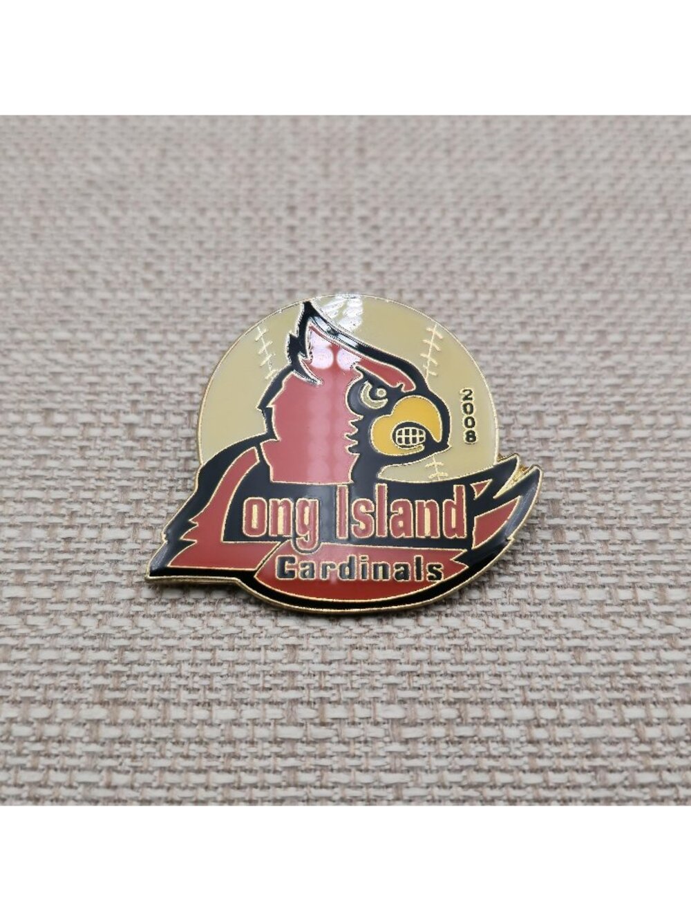 2008 Long Island Cardinals Youth Baseball Pin B1455